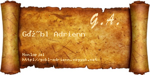 Göbl Adrienn névjegykártya
